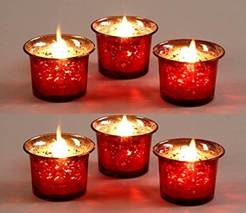 Beautiful Tea Light Candle Burning Time: 85 Hours