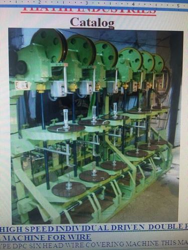 Greem Double Paper Covering Vertical Machine For Wire