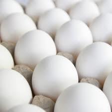 Fresh White And Brown Eggs