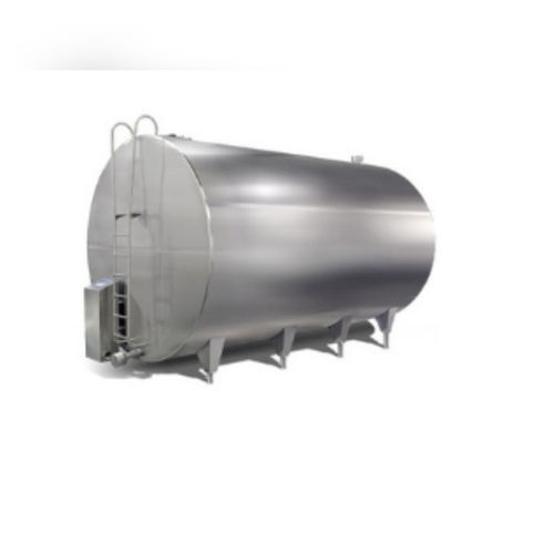 Silver Horizontal Bulk Milk Cooler