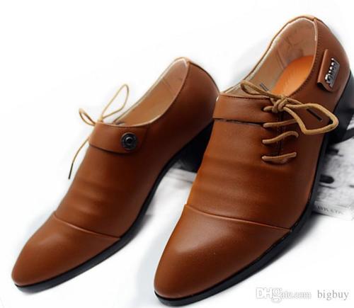 Available In Differen Colours Mens Party Wear Leather Shoes