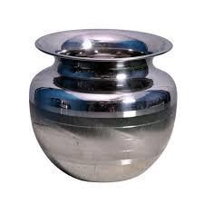 Silver Pure Stainless Steel Lota