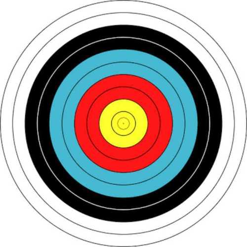 Round Archery Target Face