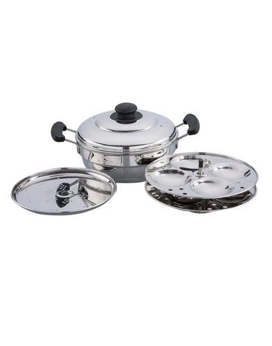 Anantha Multi Kadai Set, Idli And Idiyappam Maker, Silver (Anantha Multi Cook)