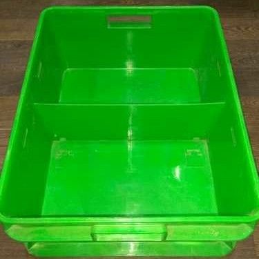 Polypropylene Green Color Plastic Crates