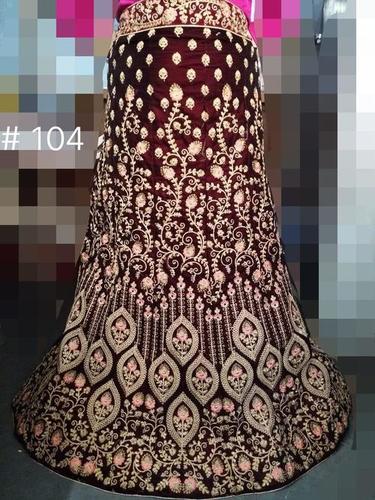 Ladies Embroidered Wedding Lahenga
