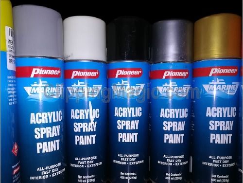 Water Resistant Acrylic Spray Paint