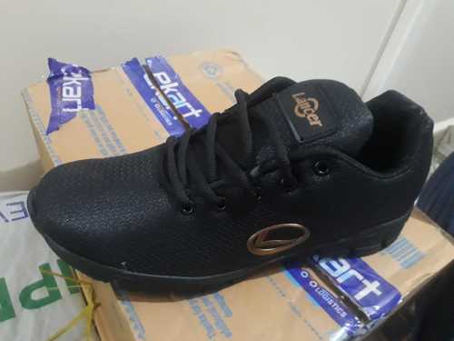 No Fade Zed Black Plain Casual Shoes