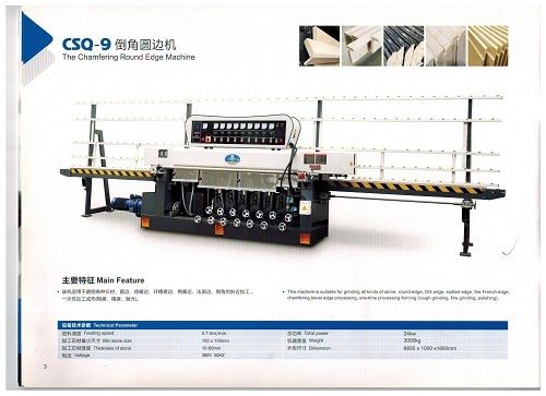 Chamfering Round Edge Machine Dimension(L*W*H): 6800*1000*1800 Millimeter (Mm)