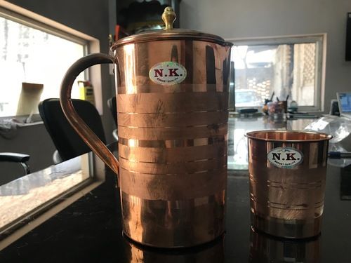 Metal Copper Jug For Storing Water