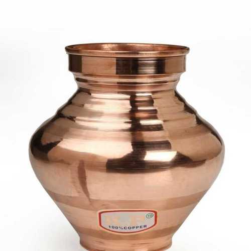 Durable Shinning Copper Kalash