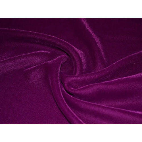 Various Colors Are Available Plain Velvet Fabric For Making Garment