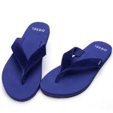 Simple Flat Blue Slipper