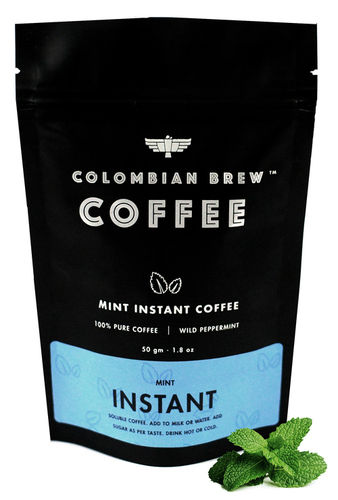 50g Mint Instant Coffee (Colombian Brew)