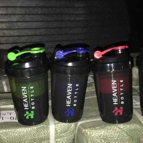 Black Color Plastic Shaker Bottle