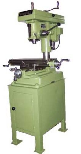 Milling Cum Drilling Machine - Green Color, Energy Efficient Design | High Performance, Low Noise, Lower Maintenance, Time Efficient Production