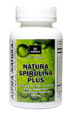 Supplement Capsules (Spirulina Plus) Ingredients: Natural Ingredients