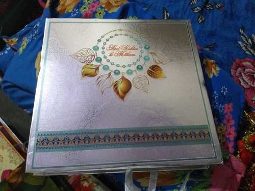 White Color Printed Sweet Box