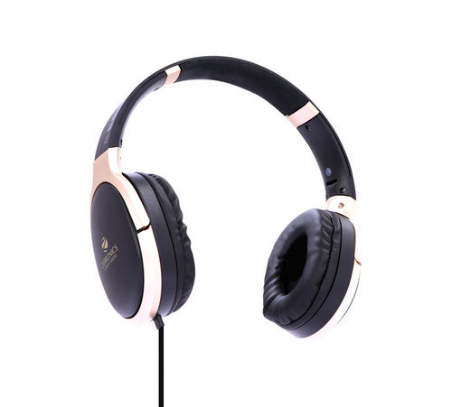 Black Zebronics Headphone With Mic (Elegance)