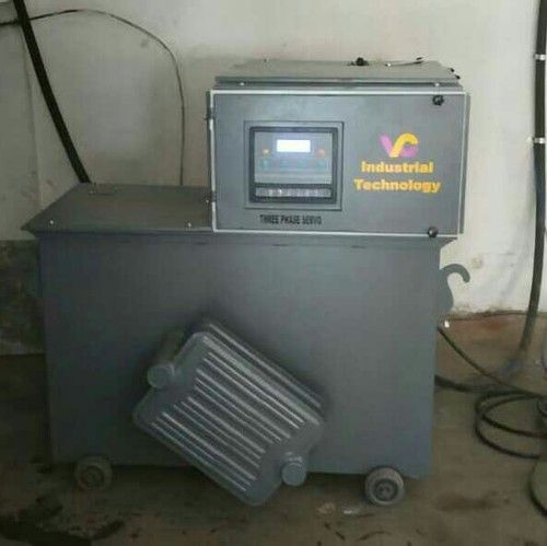 Modernized Technology Grey Coloured Electrical Servo Voltage Stabilizer Phase: Three Phase