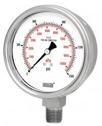 Round Analog Pressure Gauge