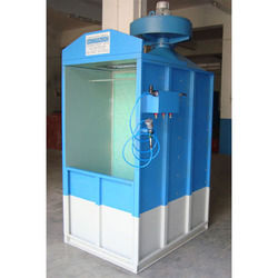 Strong White And Blue Spray Booth