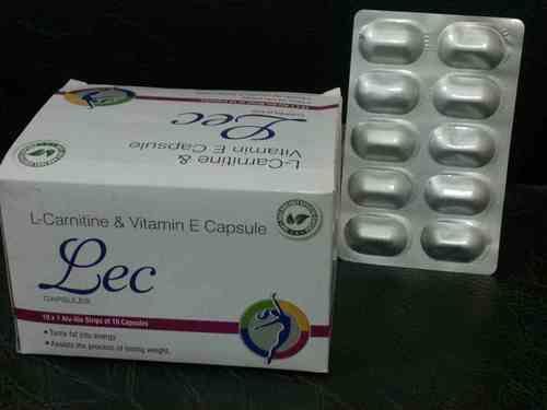 L-carnitine और विटामिन E कैप्सूल