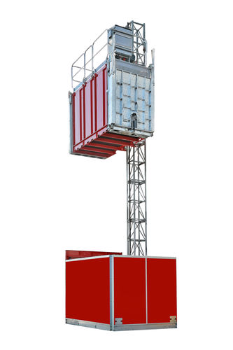 Passenger Cum Material Hoist - Capacity Options of 1 Ton, 1.5 Ton, 2 Ton, and 3 Ton | Ideal for Lifting Material & Labor Up To 200 Meters