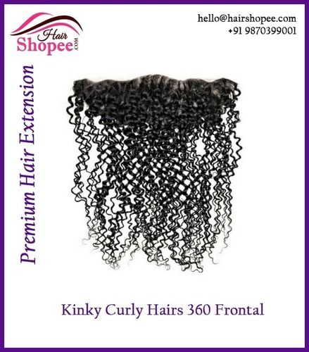 Kinky Curly Hairs 360 Frontal