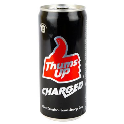 Soft Drink Charged Can 300 Ml (Thums Up)