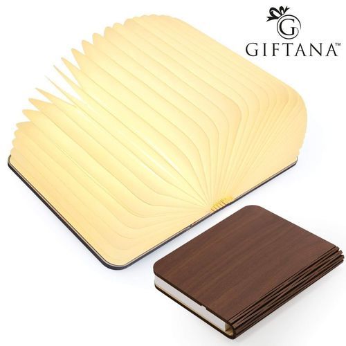 Wooden Rechargeable Portable Led Book Lamp (Walnut Wood) Light Source: Energy Saving