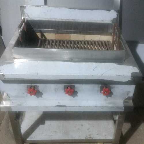 Gas And Charcoal Grill For Seekh Kabab