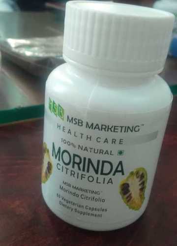 100% Natural Morinda Citrifolia Capsule Age Group: For Adults