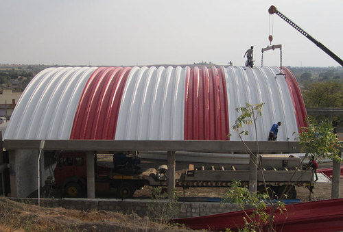 Rectangular Corrugated Roofing Shutters For Industrial Buildings