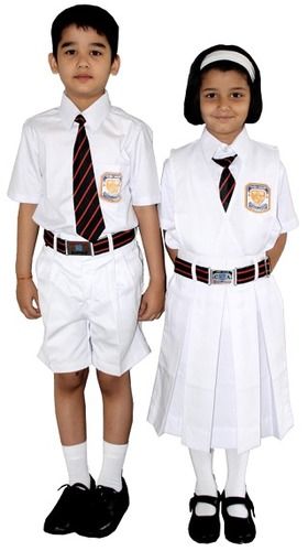 Kids School Uniform For Boys And Girls Collar Style: Spread