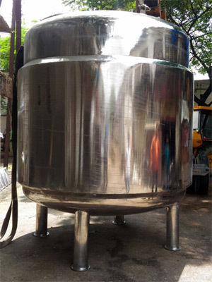 Storage Tank For Chemical. Hot and Cold Water