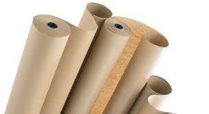 Brown Kraft Paper Roll - Customized Lengths and Thicknesses, Ideal for Notebook and Book Covering