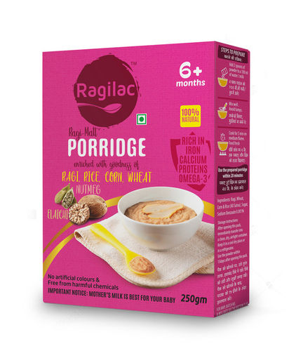 Ragi Matt Porridge With Nutmeg And Elaichi Flavor