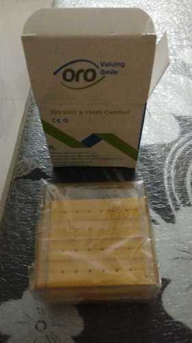 Plastic Oro Bur Box