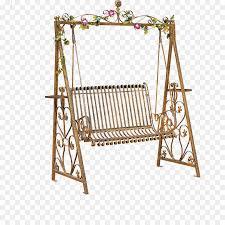 Wrought Iron Contemporary Style Swing