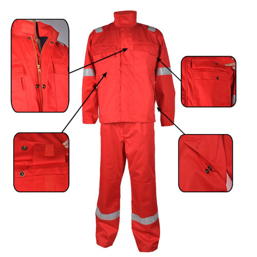 ONGC Uniform Cotton Coverall - Orange