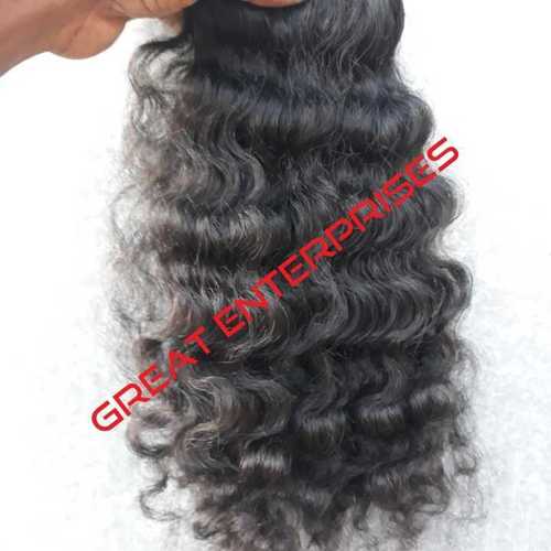 Black Curly Human Hair