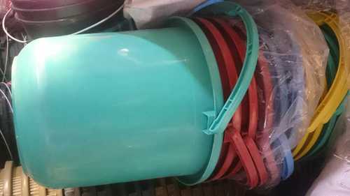 Colored Unbreakable Plastic Buckets