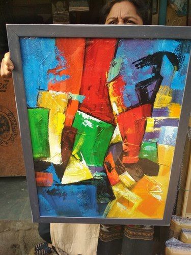 Modern Abstract Painting Medium: Oil