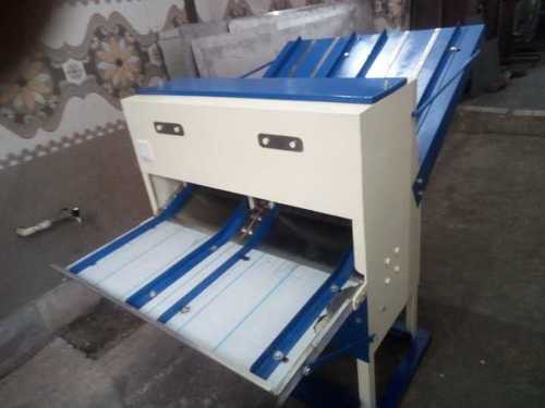 Blue & White Automatic Bread Slicer Machine