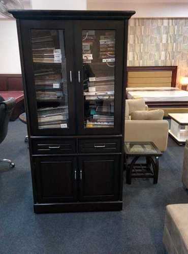 Black Colour Wooden Bookshelf