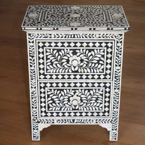 Handmade Bone Inlay Table