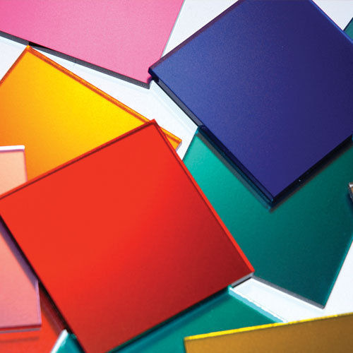 Colored Square Acrylic Sheet