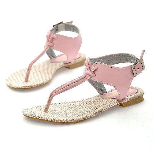 Fancy Ladies Flat Sandals - High Quality Leather, Durable Sole and Stylish Strap Pattern | Perfect for Comfortable Wear and Fashionable Attire