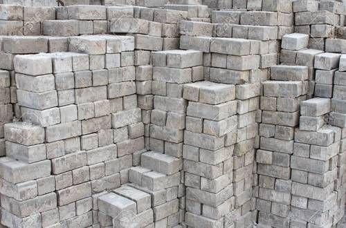 Gray Grey Cement Bricks For Construction Industry